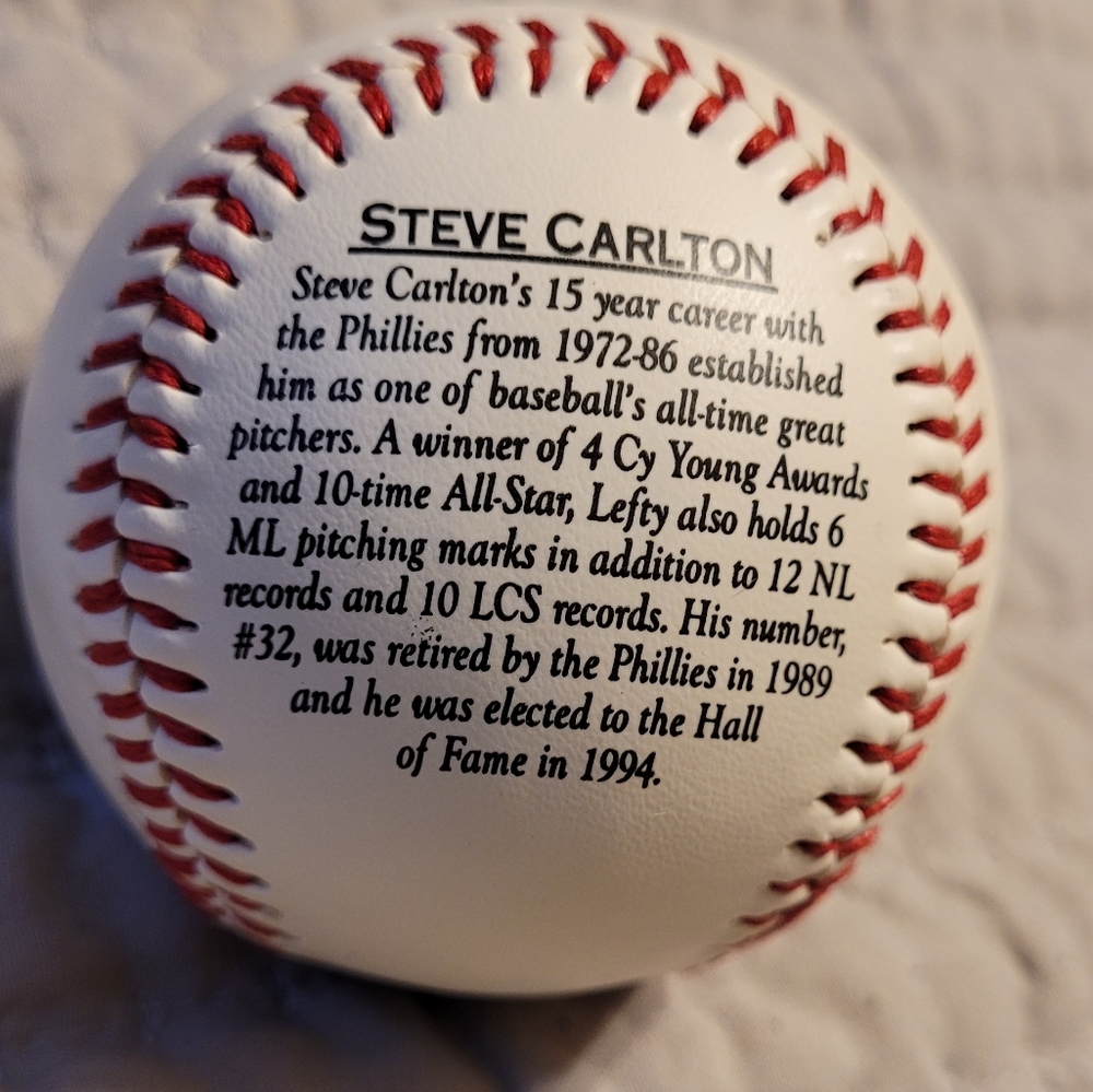 - Phillies Legends Fotoball Steve Carlton - Picture 2 of 5